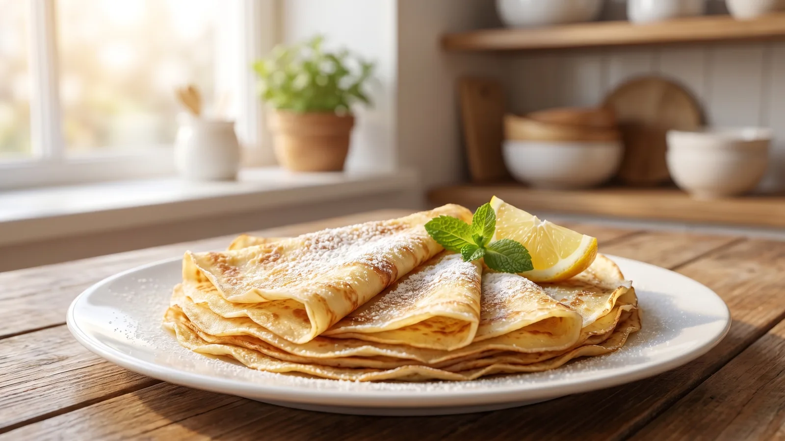 Des crêpes prêtes à déguster