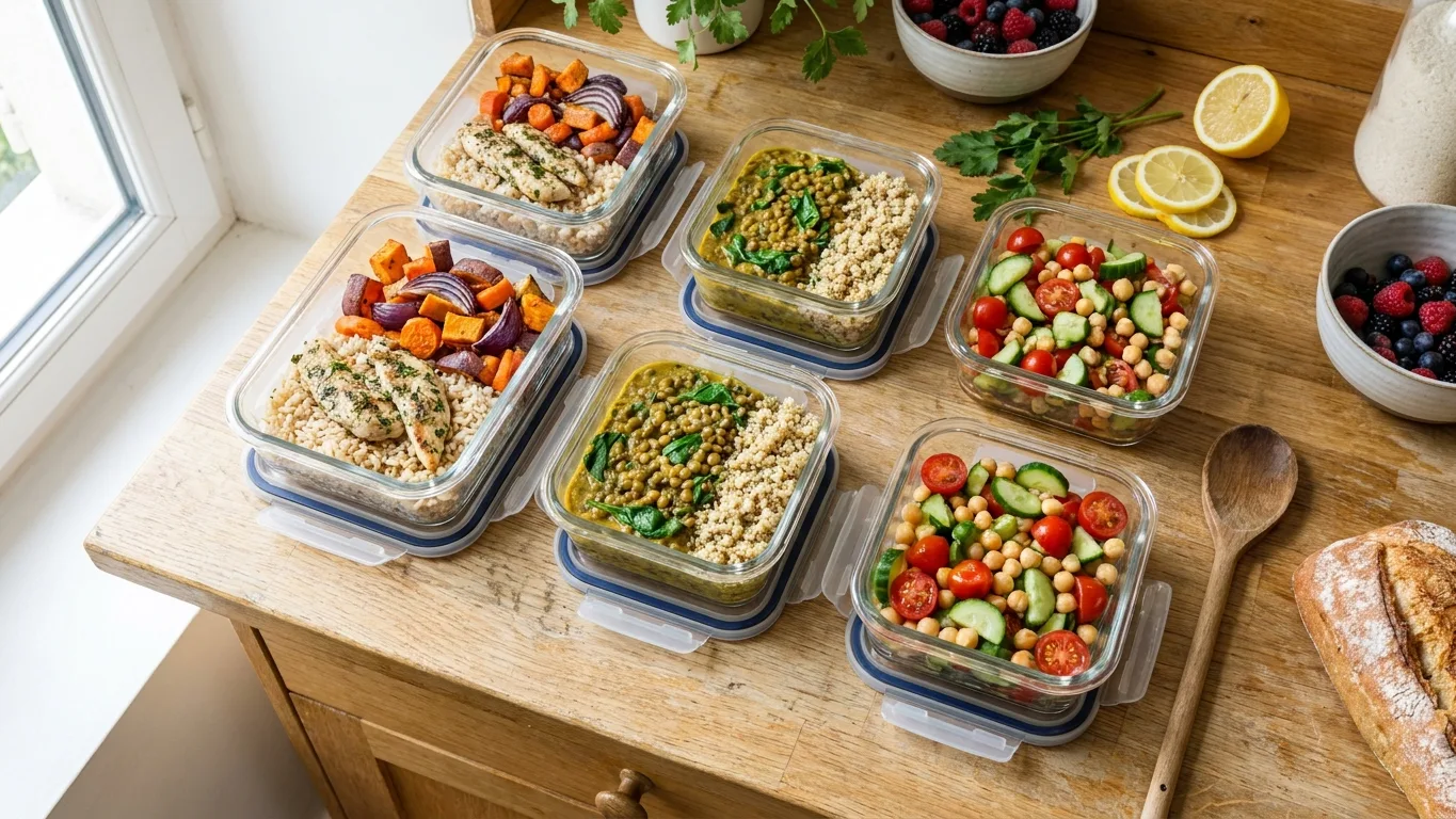 Batch cooking : préparer ses repas de la semaine en 2 heures