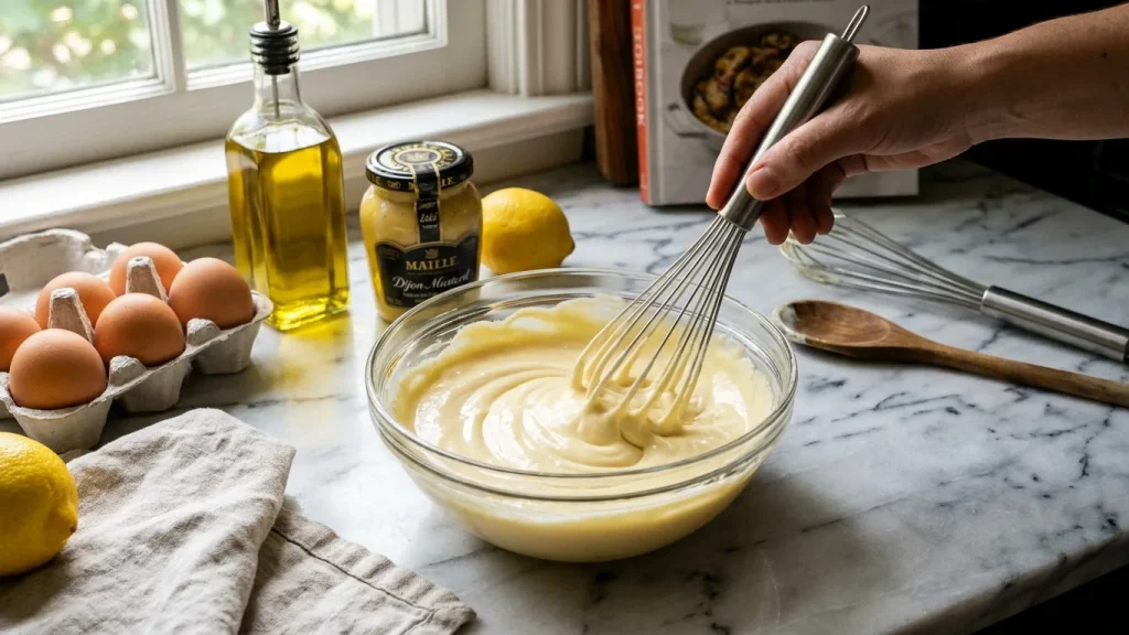 Mayonnaise maison montée au fouet